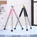 Wholesale Universal Flexible Magnetic Cell Phone Holder Tripod Stand KI-1001A (Pink)